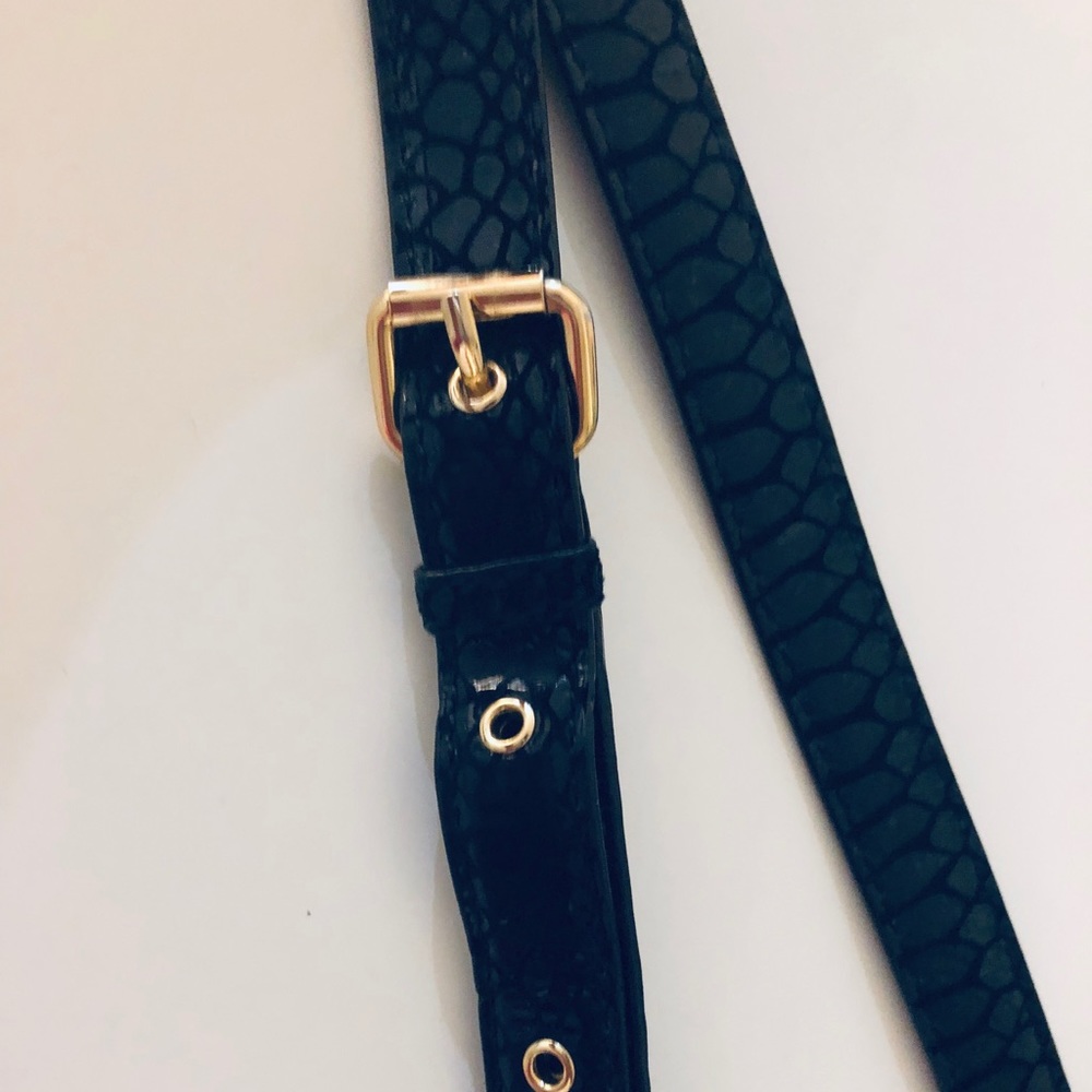 Michael Kors Black Python Leather Crossbody - image 4